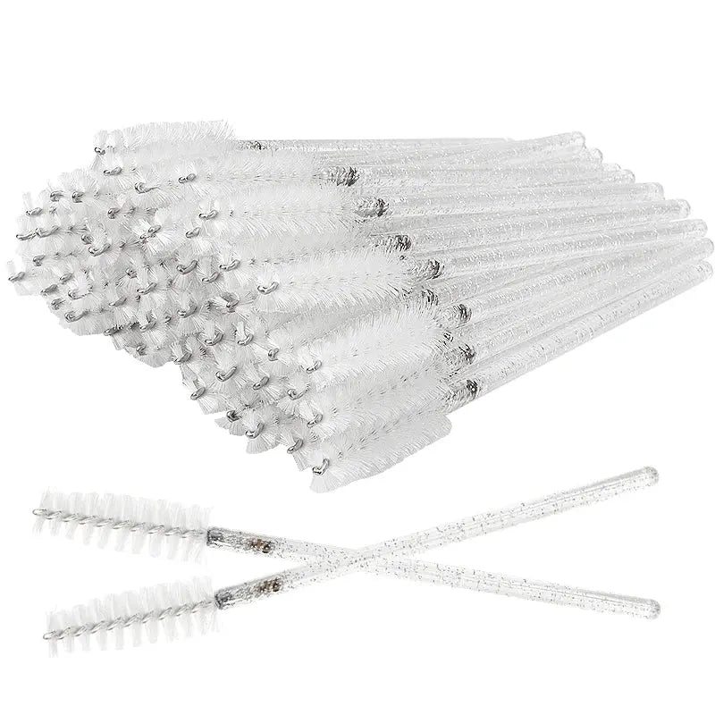 50 Pcs Cosmetic Eyelash Brush Eye Lash Makeup - BeautiMass