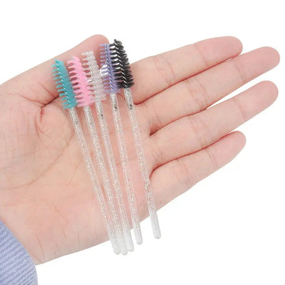 50 Pcs Cosmetic Eyelash Brush Eye Lash Makeup - BeautiMass