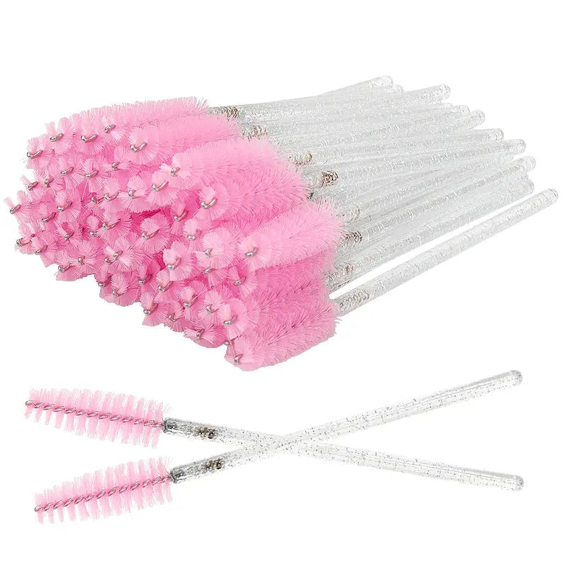 50 Pcs Cosmetic Eyelash Brush Eye Lash Makeup - BeautiMass