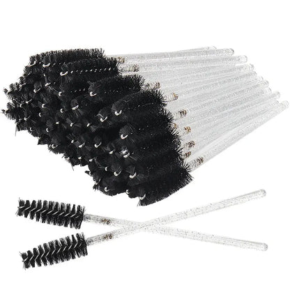 50 Pcs Cosmetic Eyelash Brush Eye Lash Makeup - BeautiMass