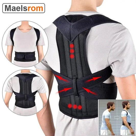 Adjustable Back Support Posture Corrector Lumbar Spine - BeautiMass