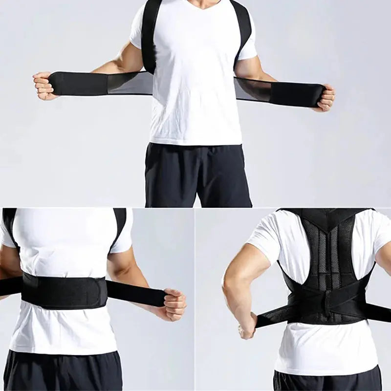 Adjustable Back Support Posture Corrector Lumbar Spine - BeautiMass