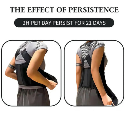 Adjustable Back Support Strap Prevent Spinal Distortion & Hunchback - BeautiMass