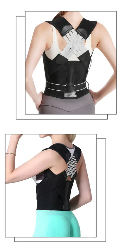 Adjustable Back Support Strap Prevent Spinal Distortion & Hunchback - BeautiMass