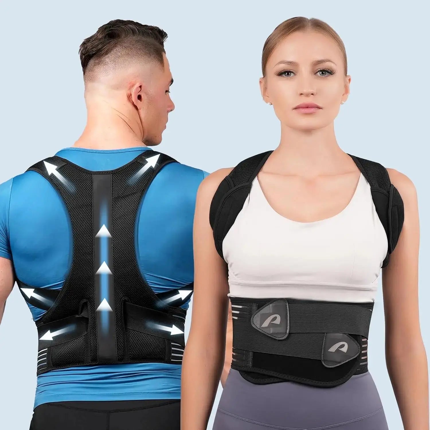 Adjustable Posture Corrector Preventing Protection Pain Relief - BeautiMass