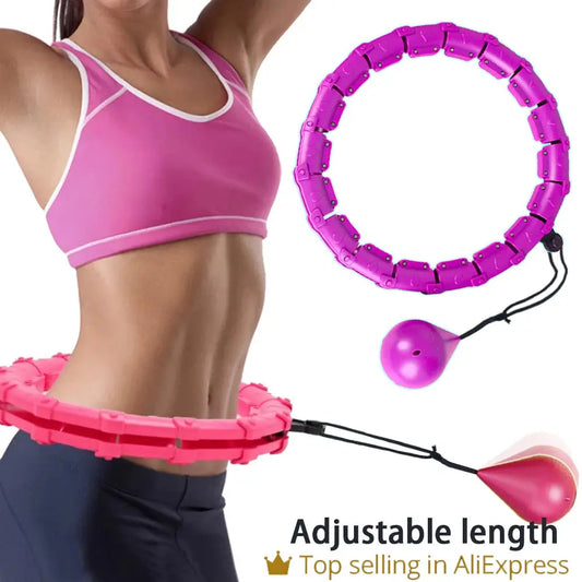 Adjustable Sport Hoops Abdominal Waist Exercise Detachable - BeautiMass