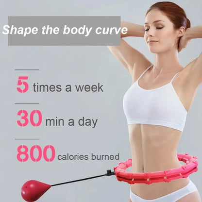 Adjustable Sport Hoops Abdominal Waist Exercise Detachable - BeautiMass