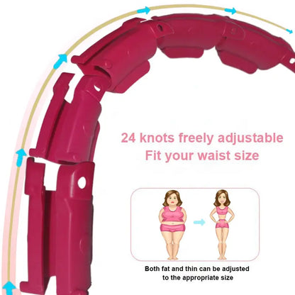 Adjustable Sport Hoops Abdominal Waist Exercise Detachable - BeautiMass