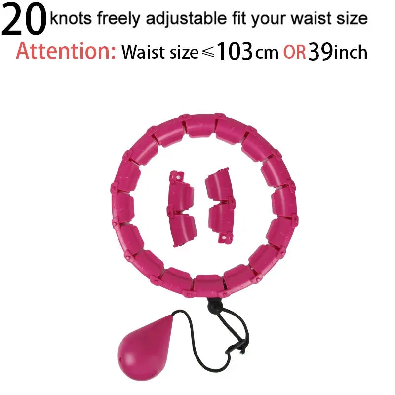 Adjustable Sport Hoops Abdominal Waist Exercise Detachable - BeautiMass