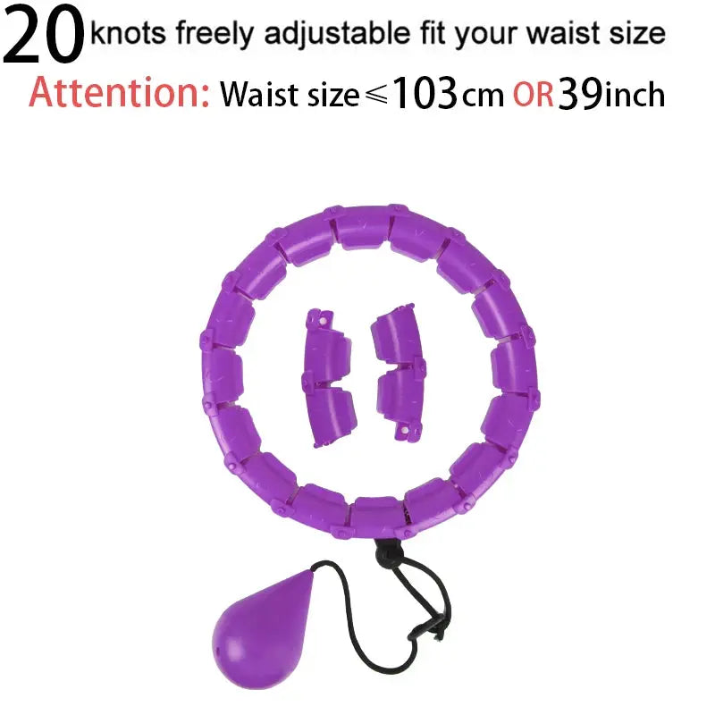 Adjustable Sport Hoops Abdominal Waist Exercise Detachable - BeautiMass