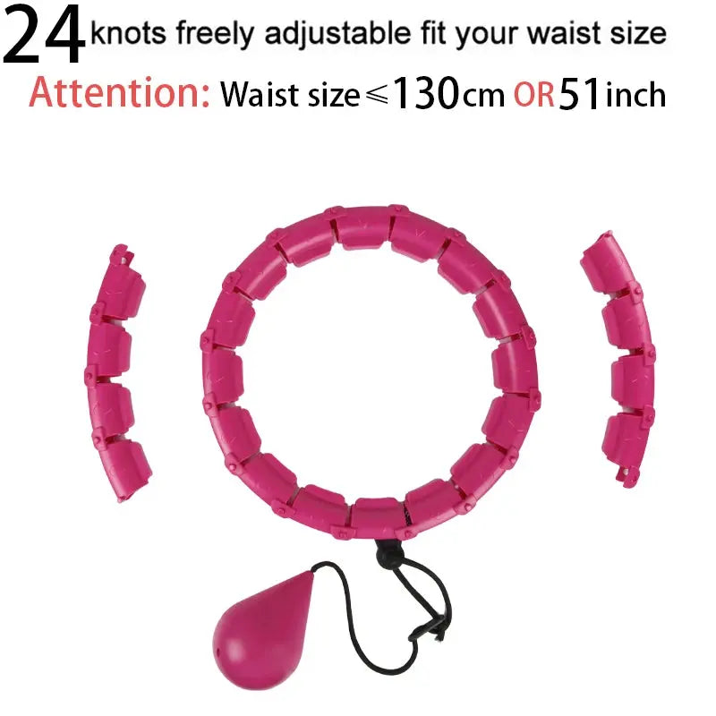 Adjustable Sport Hoops Abdominal Waist Exercise Detachable - BeautiMass