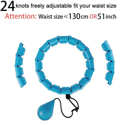 Adjustable Sport Hoops Abdominal Waist Exercise Detachable - BeautiMass