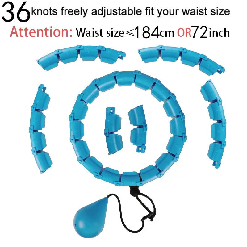 Adjustable Sport Hoops Abdominal Waist Exercise Detachable - BeautiMass