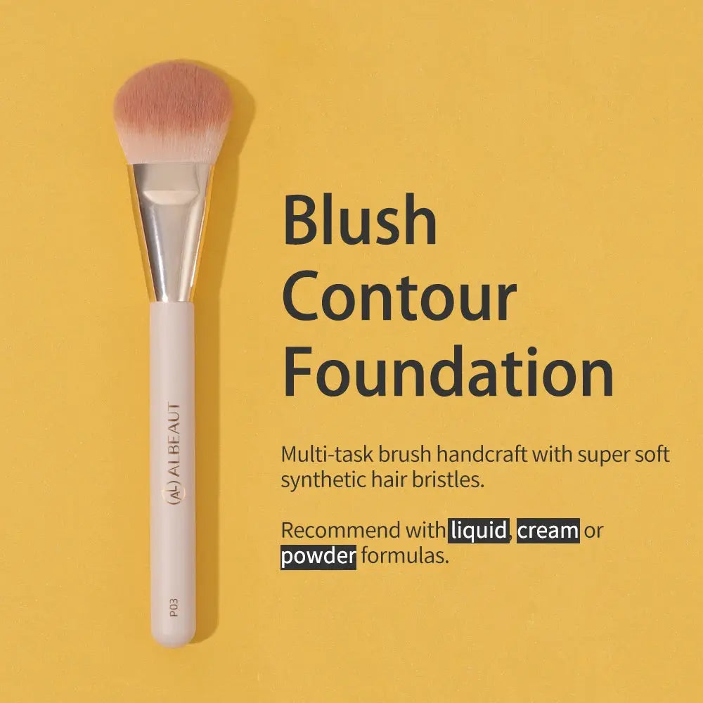 Angled Foundation Concealer Brush Contour - BeautiMass