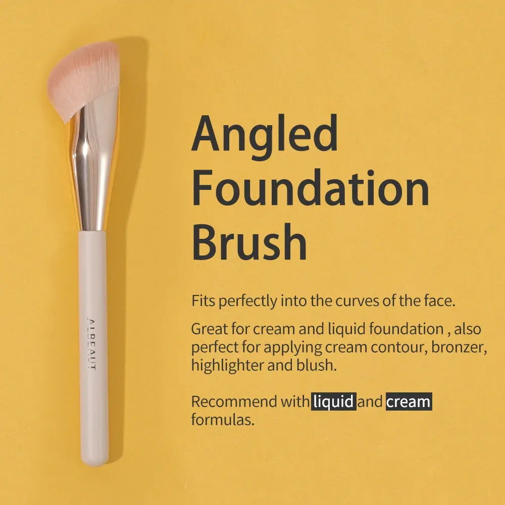 Angled Foundation Concealer Brush Contour - BeautiMass