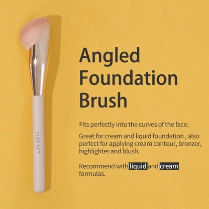 Angled Foundation Concealer Brush Contour - BeautiMass