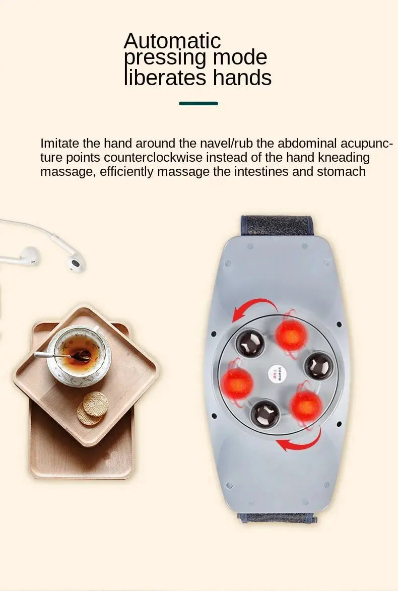 Automatic Stone Kneading Stone Excrement Abdominal Massager - BeautiMass