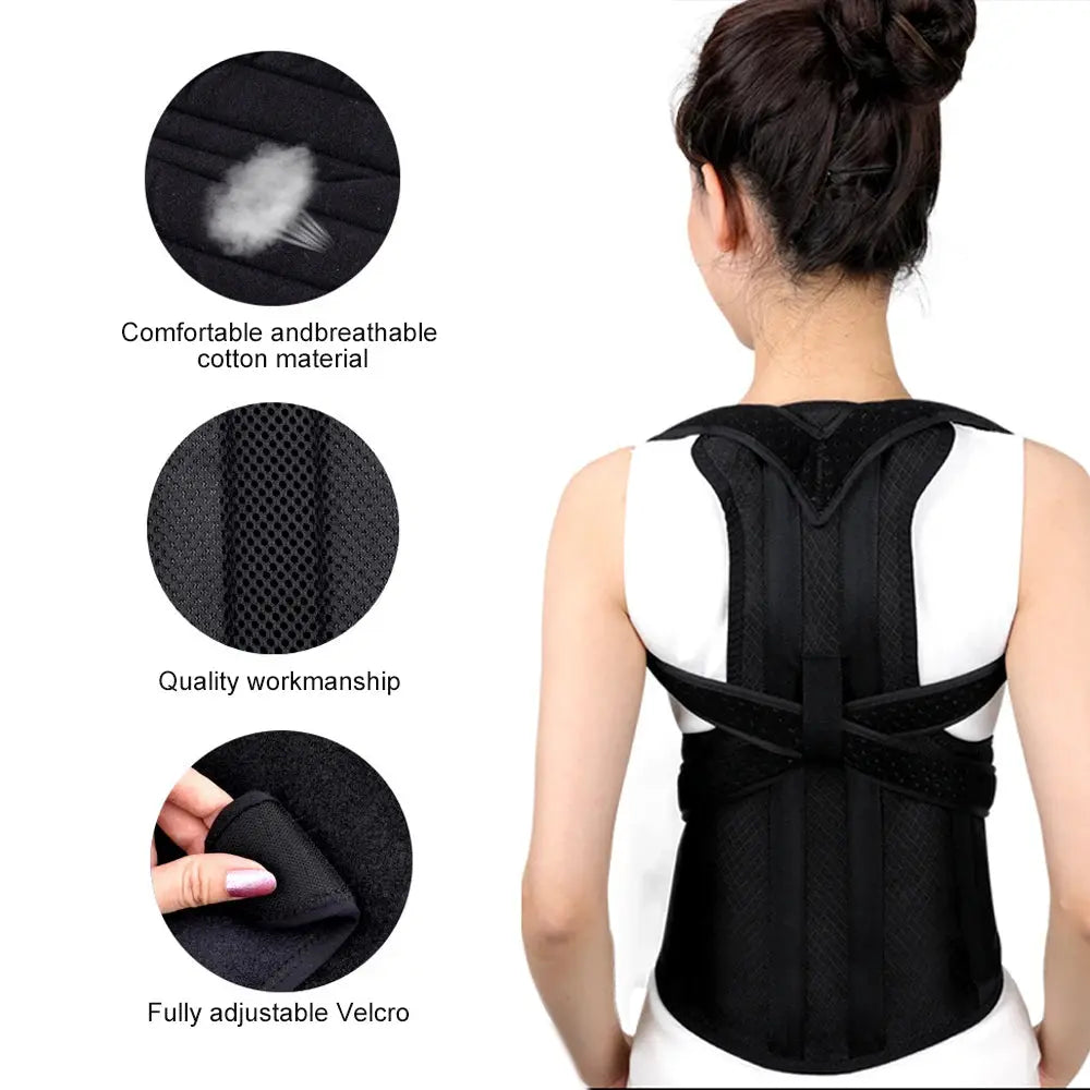 Back Brace Posture Corrector Women Men Improve Posture - BeautiMass