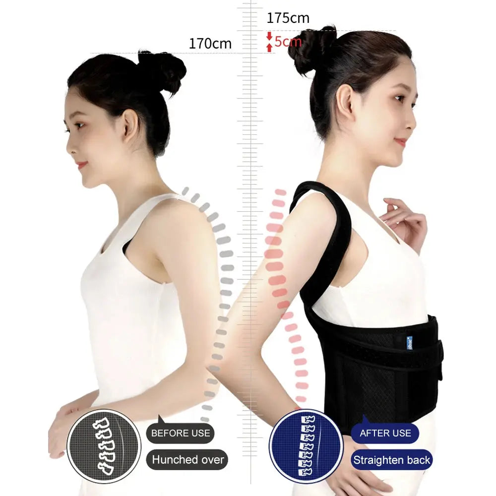 Back Brace Posture Corrector Women Men Improve Posture - BeautiMass