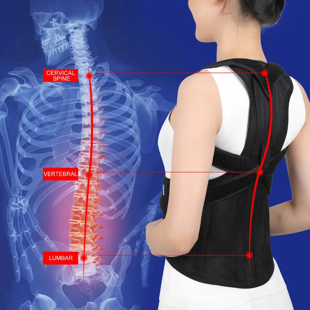 Back Brace Posture Corrector Women Men Improve Posture - BeautiMass