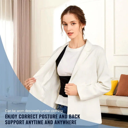 Back Brace and Posture Corrector for Women Men, Adjustable - BeautiMass