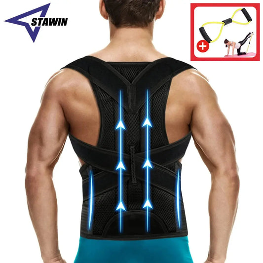 Back Brace for Lumbar Support and Upright - Breathable - BeautiMass