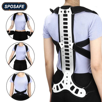 Back Posture Corrector Women Men Adjustable Support - BeautiMass