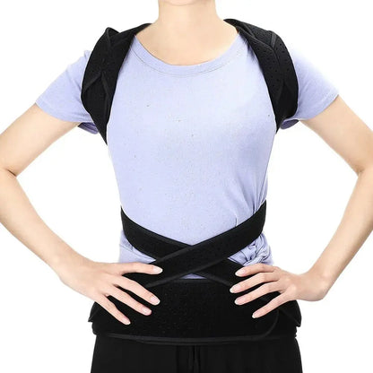 Back Posture Corrector Women Men Adjustable Support - BeautiMass