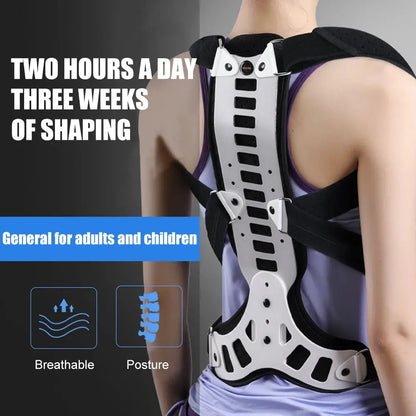 Back Posture Corrector Women Men Adjustable Support - BeautiMass