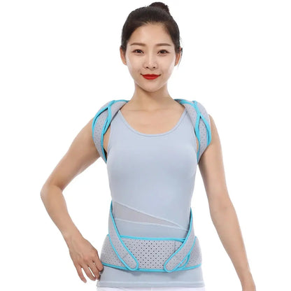 Back Posture Corrector Women Men Adjustable Support - BeautiMass