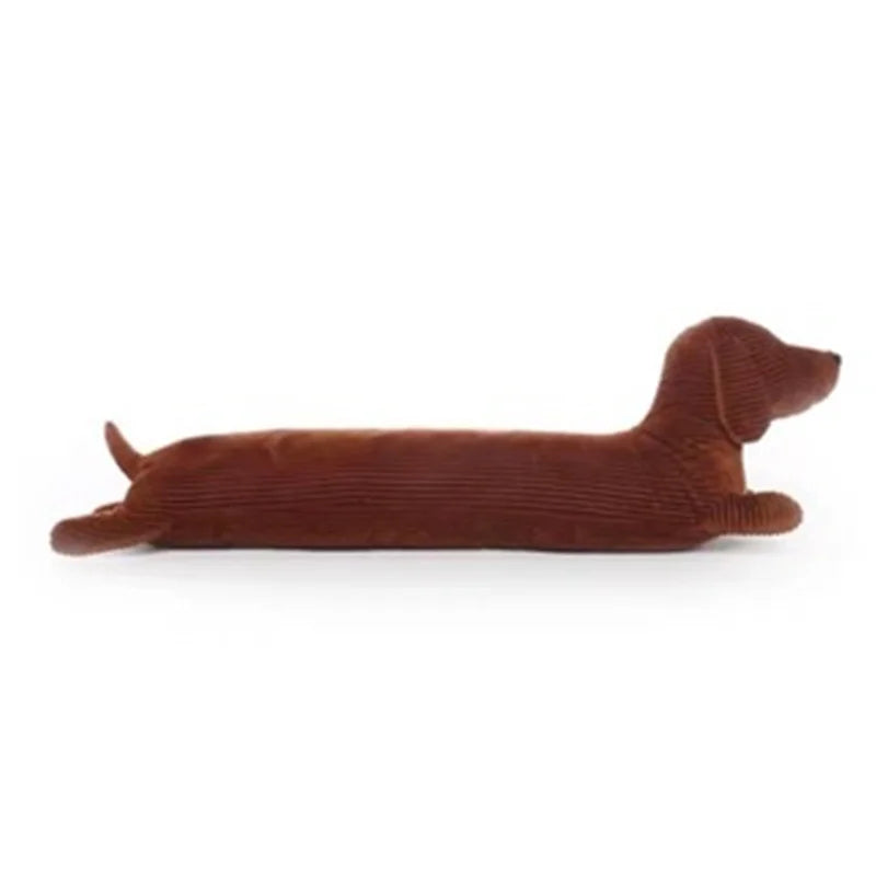 50~110cm Dachshund Dog Shape Plush Pillow Lifelike Stuffed Throw Cushion - BeautiMass