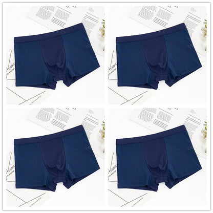 4pcs/lot Men's Panties Underwear Boxers Male Shorts Underpants - BeautiMass