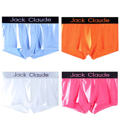 4Pcs Men Underwear Boxer Panties Soft Underpants Boxer Men Calzoncillos homme - BeautiMass