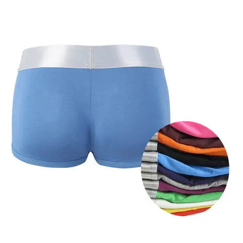 5PCS Men Underwear Cotton Solid Cueca Brand Boxers Cotton Shorts Calzoncillos - BeautiMass