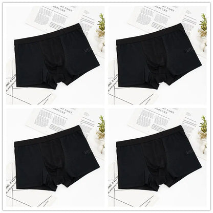 4pcs/lot Men's Panties Underwear Boxers Male Shorts Underpants - BeautiMass