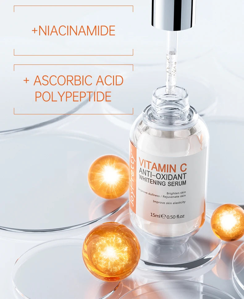 Vitamin C Serum For Face Dark Spots Fading Hyaluronic Acid - BeautiMass