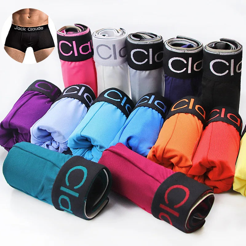 4Pcs Men Underwear Boxer Panties Soft Underpants Boxer Men Calzoncillos homme - BeautiMass