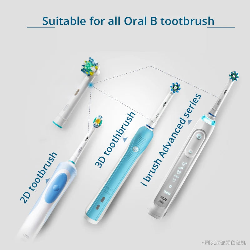 Original Oral B EB25 Replacement Toothbrush Head Soft Bristle Floss Action Brush Head Deep Clean Oral-b Oral Care for Adults BeautiMass