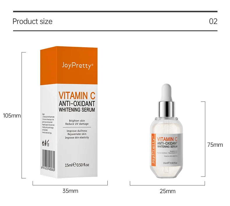 Vitamin C Serum For Face Dark Spots Fading Hyaluronic Acid - BeautiMass