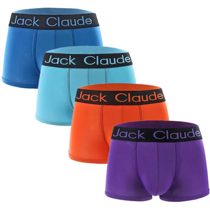 4Pcs Men Underwear Boxer Panties Soft Underpants Boxer Men Calzoncillos homme - BeautiMass