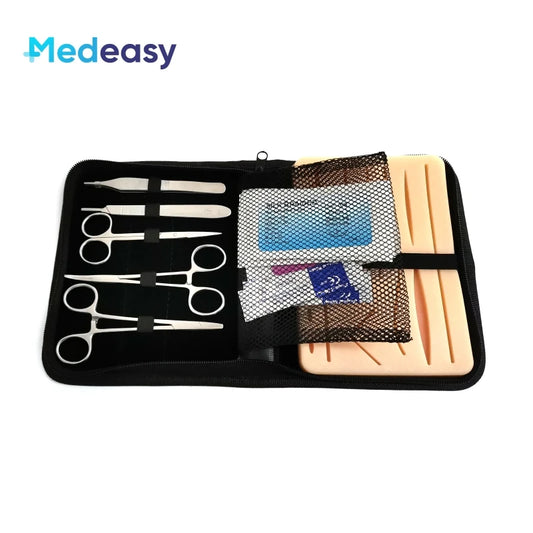 Suture Surgical Training Kit with Silicone Skin Pad with Mesh Medical Students - BeautiMass