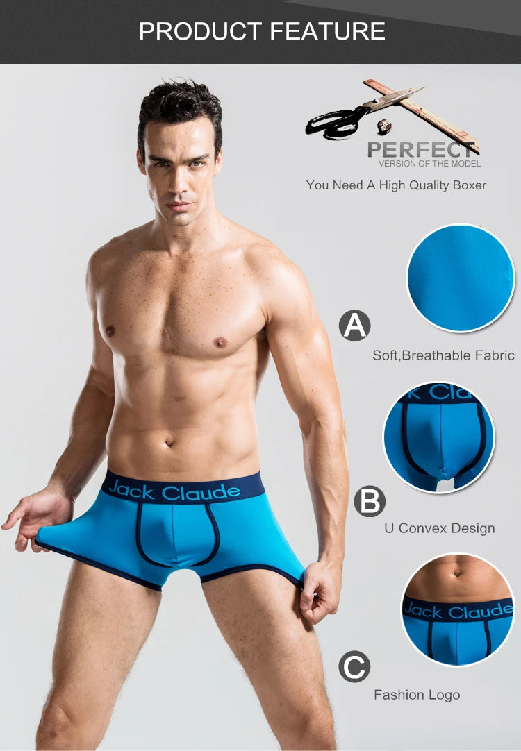 10Pcs/Lot Mens Underwear Boxers Soft Underpants Boxer For Men - BeautiMass