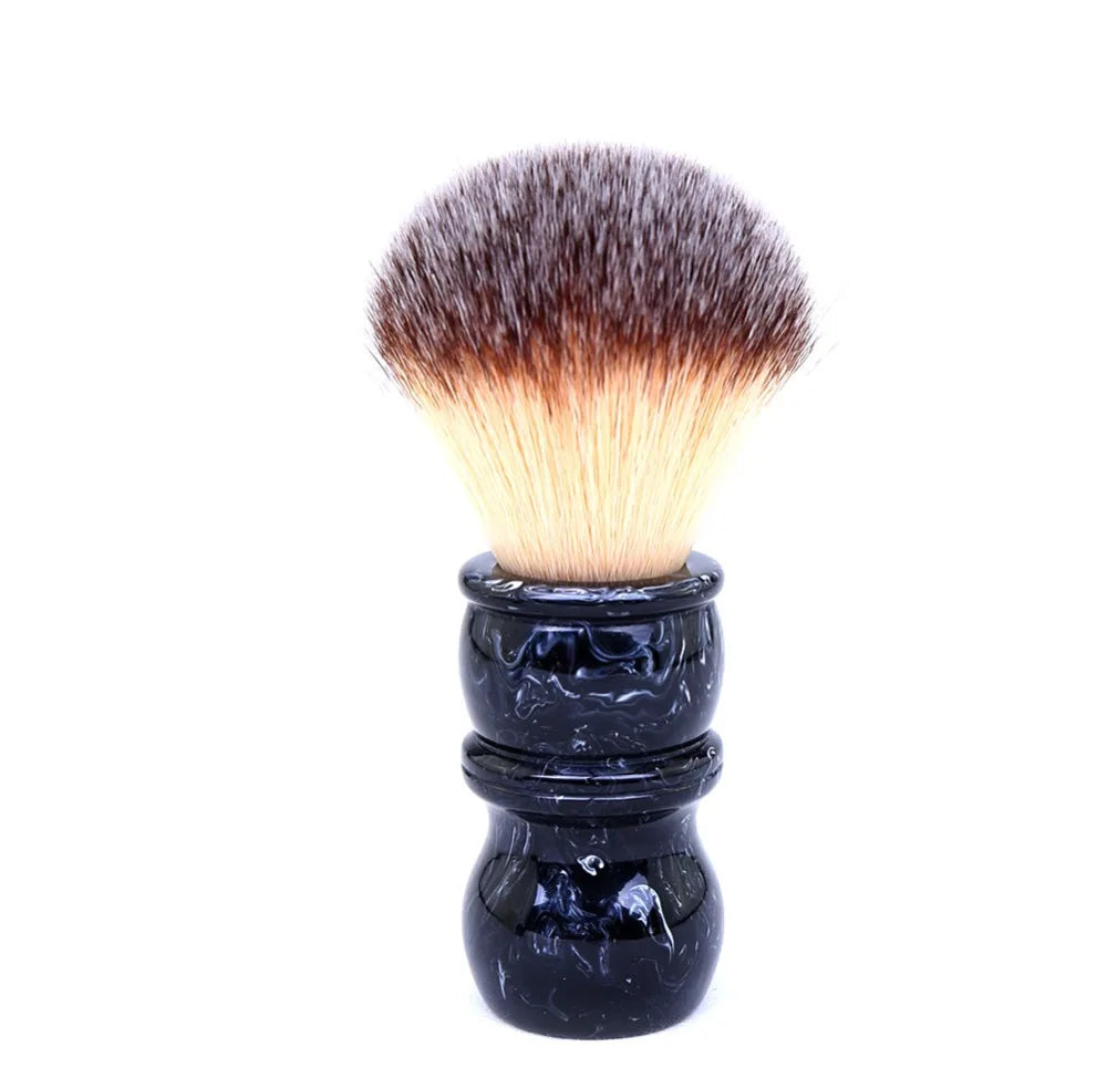 Yaqi 24MM Resin Handle Nylon Men Shaving Barber Beard Face Cleaning Brush - BeautiMass