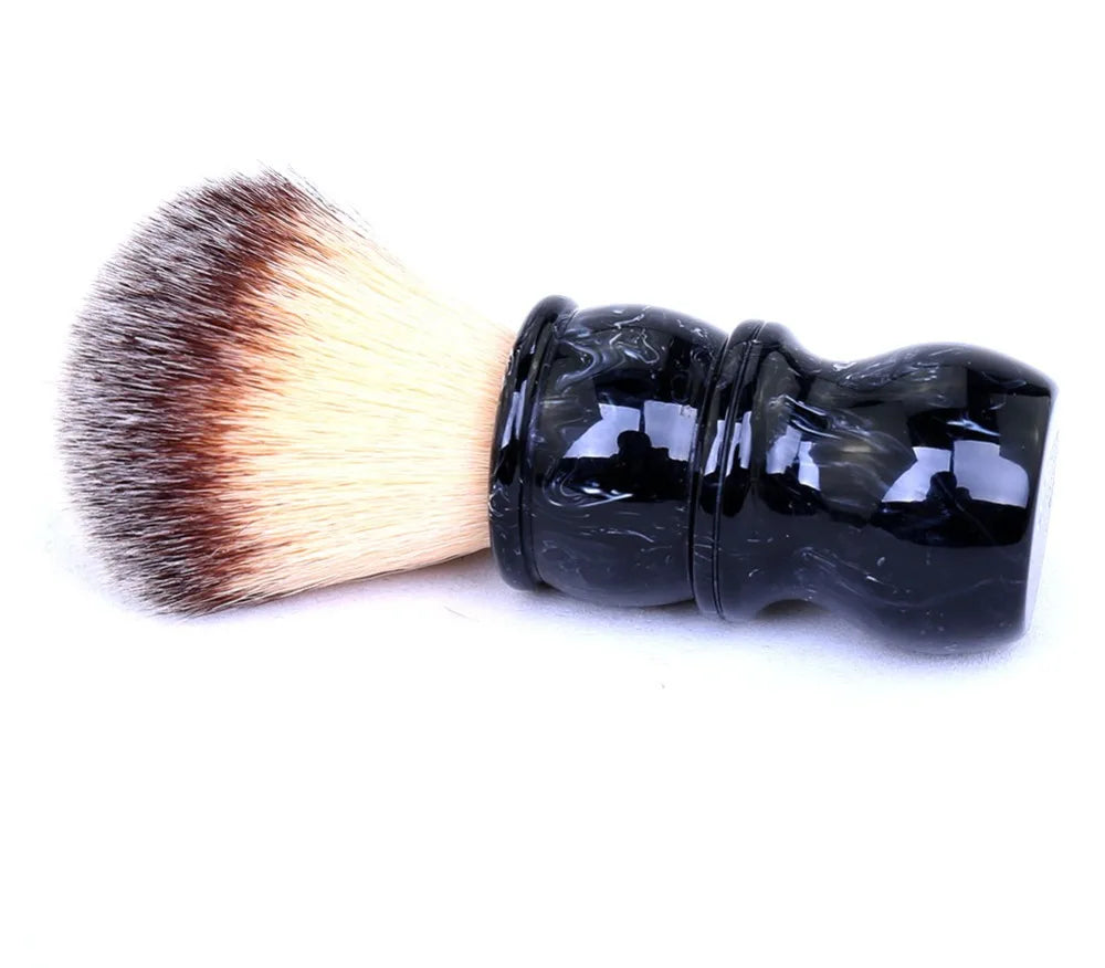 Yaqi 24MM Resin Handle Nylon Men Shaving Barber Beard Face Cleaning Brush - BeautiMass