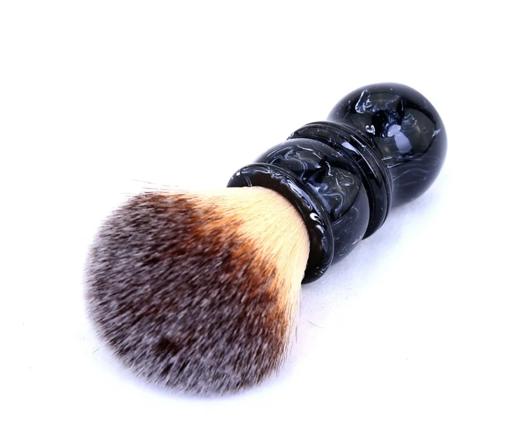 Yaqi 24MM Resin Handle Nylon Men Shaving Barber Beard Face Cleaning Brush - BeautiMass