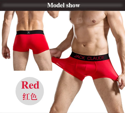 4Pcs Men Underwear Boxer Panties Soft Underpants Boxer Men Calzoncillos homme - BeautiMass