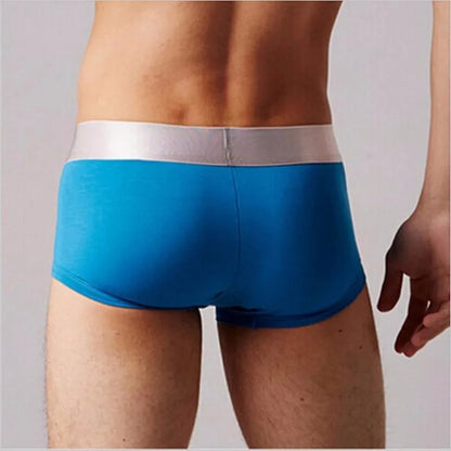 5PCS Men Underwear Cotton Solid Cueca Brand Boxers Cotton Shorts Calzoncillos - BeautiMass