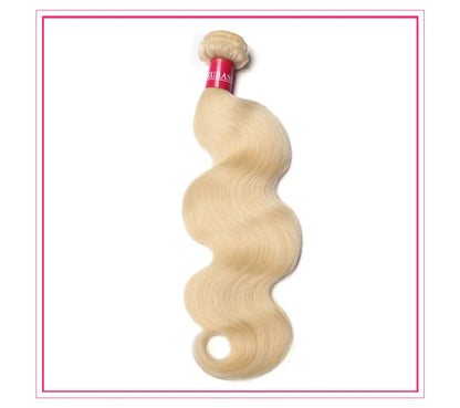 Alimonica Bundles 613 Honey Blonde Remy Brazilian Body Wave Hair Weave Weft Remy Human Hair - BeautiMass