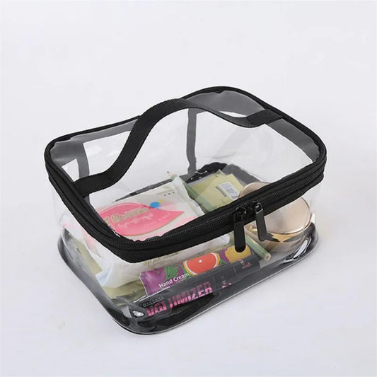 Transparent PVC Cosmetic Waterproof Clear Makeup Bags - BeautiMass