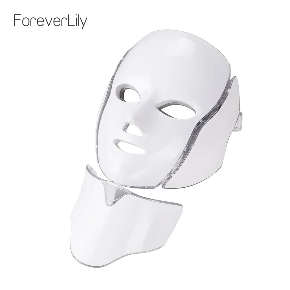 Air Bag-7 Colors Light LED Skin Care Facial Beauty Mask With Neck Skin Rejuvenation - BeautiMass